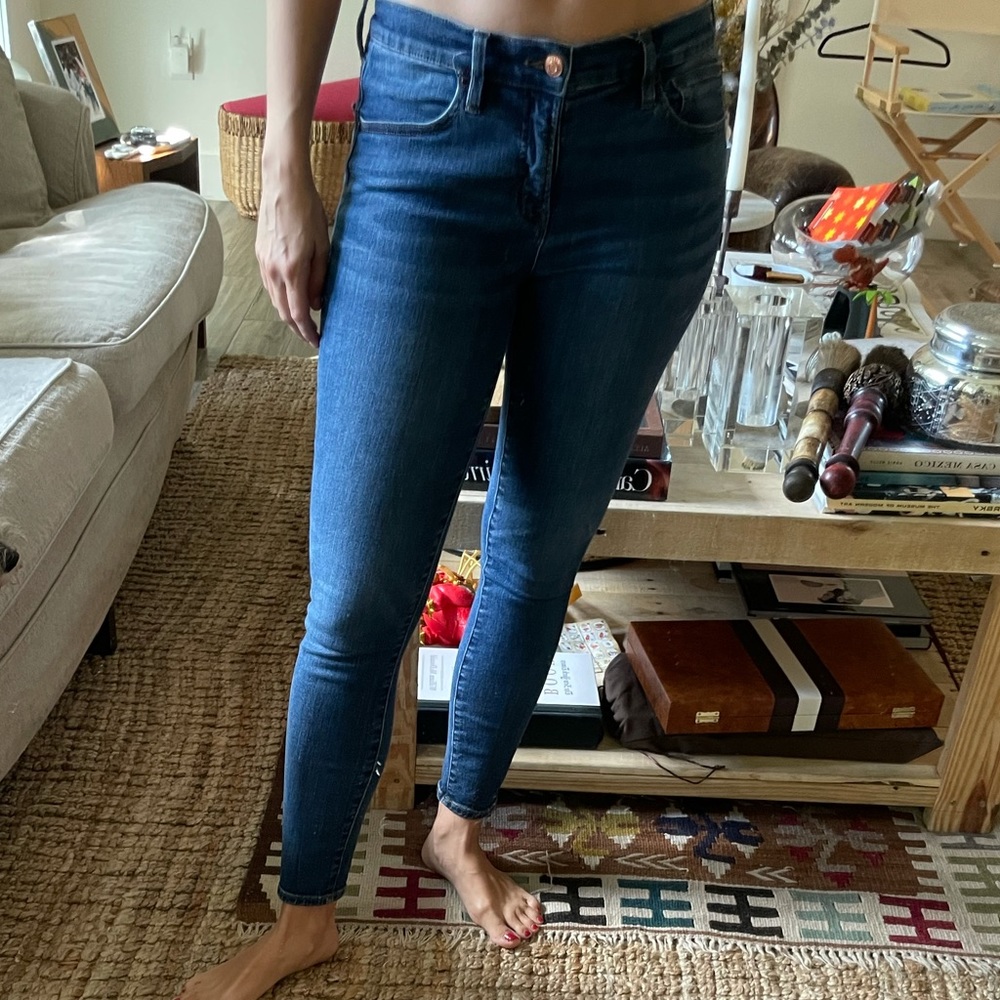 COPY - J. Crew skinny toothpick 8” stretch denim jeans